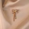 Retro Elegante Francés, Moderno Broche Mariposa de Diamantes Rojos, Ropa de Alta Gama, Accesorios para Abrigos, Broche Corsage