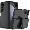 Estuche Protector para Teléfono Móvil Samsung Z-Fold 6 Tres en Uno Plegable Arriba y Abajo Estuche para Teléfono Móvil Integral Anti-Caídas