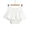 Falda estilo Spice Girl Pure Desire para mujer, primavera y verano 2024, nueva falda corta abullonada de cintura alta con efecto pastel, pantalones anti-corrimiento