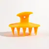 Cepillo de silicona para masaje de cabeza, champú suave para el cuidado del cabello, cepillo de masaje para el cuero cabelludo, cepillo para rascar y picazón.