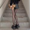 Millennium trendy personalidad de chica hot calcetines de malla de araña para mujer rotos subcultura y2g base delgada seda negra hueco red de pesca