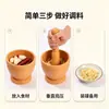 Prensa de ajo manual multifuncional para uso doméstico, mortero de ajo para moler jengibre y chile, frasco de molienda, herramienta de preparación de alimentos de cocina