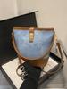 Bolso Nuevo 2024 Popular Bolso Balde Otoño e Invierno Diseño Nicho Bolso de Mujer Bolso Bandolera Pequeño de Alta Gama para el Trabajo