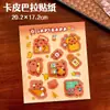 Adesivos de Panda de Desenho Animado à Prova d'Água Presente Artesanal DIY para Crianças Adesivos de Recompensa Alunos da Educação Infantil e Ensino Fundamental Prêmios Educacionais
