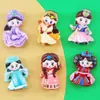 Funda de Teléfono de Dibujos Animados con Diseño de Chica Étnica China Tradicional, Zuecos, Pasador DIY con Pegamento, Accesorios para Coletas, Colgante para Llavero
