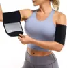 Brazaletes para mujeres europeas y americanas para deportes y fitness, mangas para brazos que inducen el sudor para sauna, sudoración, correr y fitness, protectores de manos y brazos