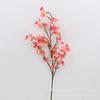 Rama de cerezo artificial belleza dedo árbol de cerezo plástico decoración de boda flor de techo arreglo floral de suelo flor artificial venta al por mayor