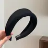 Diadema de tela suave de ala ancha estilo francés para mujer, adecuada para otoño e invierno, proporciona un aspecto de corona alta y cubre las uniones del cabello, ofreciendo una diadema de alta gama, moderna y elegante