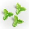 Atacado de fábrica planta de simulação folha única flor de simulação manual rosa folha decorativa folha de seda folha falsa