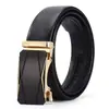 Nuevo Cinturón cabeza hebilla automática para hombre de alta gama 14 patrones borde cuerpo de cinturón fondo negro hebilla de hierro oro plata caliente