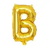 Globos de Letras Doradas Imitación A-Z de 16 Pulgadas para Cumpleaños, Decoración de Boda, Arreglo, Globos de Película de Aluminio