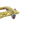 Plata de Ley s925 Estilo Europeo y Americano Personalidad Rojo Circonita Incrustada Colgante de Corazón Simple ins Estilo Frío Nicho Conjunto
