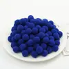 3cm 10 Piezas Por Paquete Bolas Blancas de Pelo de Alta Elasticidad Bolas de Pelo Pequeñas Coloridas de Poliéster Accesorios de Bolas de Felpa de Poliéster para Manualidades