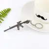 Llavero colgante de metal con rifle de francotirador de 98 quilates, modelo de arma circundante, juego de escape de pollo Jedi Survival