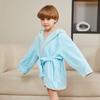 Bata de baño nueva para niños, fábrica al por mayor, capa, bata con capucha, forro polar de coral, absorbente, falda de baño, baño, ropa de casa
