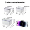 Cesta Drenadora de Doble Capa con Tapa, Conservador Portátil, Caja de Almacenamiento Refrigerado para Nevera de Gran Capacidad, Caja Sellada de Grado Alimenticio para Frutas y Verduras