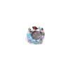 Aço de Titânio F136 Fundo de Tigela Pontiagudo Zircônia Cravejada com Garras 5A Titânio G23 Zircônia Cravejada com Garras Brincos de Lábio Piercing de Nariz Acessórios