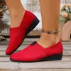Loafers Casuais Ponta Fina Deslizantes Leves e Confortáveis de Solado Grosso Tamanho Grande Transfronteiriços Moda Versátil Sapatos Casuais Atacado