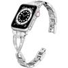 Correa de reloj Appleiwatch aplicable SE678 generación transfronteriza para mujer cruz diamante brillante acero inoxidable correa de metal Apple