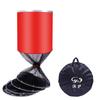 Venta al por mayor de fabricante Acero inoxidable Doble círculo Engomado Protección para peces Posicionamiento universal Pegamento engrosado Protección para pesca Red de protección para peces de foso negro antienganche