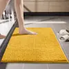 Alfombra de Piso de Chenilla de Pelo Corto Transfronteriza para Entrada, Dormitorio, Mesita de Noche, Cocina, Suave, Absorbente de Agua, Alfombra Antideslizante para Dormitorio