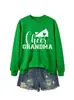 Sudadera deportiva casual cómoda versátil para mujer cheer grandma Amazon eBay tienda independiente capa base