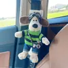 Ornamentos de Cachorro de Pelúcia para Carro Alça de Cinto de Segurança para Carro Almofada de Ombro Boneco de Piloto Boneca de Presente Boneca Atacado Moda