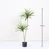 Estilo de Lujo Ligero Planta Verde Simulada Madera Milenaria Árbol Falso en Maceta Decoraciones de Pie para Interior Sala de Estar Planta Biónica Paisajismo