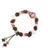 Pulseras de Granos de Café Naturales Reales de Amazon DIY para Novias y Parejas, Pulseras Tejidas de Granos de Café de Nicho al por Mayor
