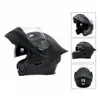 Casco Abatible, Casco para Motocicleta Eléctrica, Casco Integral, Casco de Seguridad Unisex, Ligero, Elegante, Resistente al Frío, Mantiene el Calor, Doble Visor