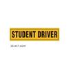 Amazon conductor estudiante novato interno conductor calcomanía para coche NUEVO CONDUCTOR calcomanía impermeable