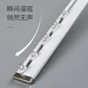 Riel de Cortina Minimalista de Aleación de Aluminio Silencioso Ultra Delgado de 0.6 mm con Barra Única/Doble para Ventanas de Apertura Hacia Adentro, Montaje Lateral, Montaje Superior, No Requiere Perforación