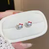 Pendientes de Botón de Flor Delicados y Versátiles de Plata S925 para Mujer, Pendientes de Perla de Lujo de Gama Alta, Accesorios para Orejas de Moda y Elegantes