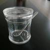 Botella de condimento de acrílico, tarro de condimento adecuado para suministros de cocina, tarro de condimento transparente, olla de vinagre creativa, olla de chile, olla de aceite