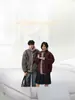 Modelo Nuevo Invierno 2026 Zuo Shan Diao Chaqueta de Cuero y Piel Integrada Acolchada de Algodón con Cuello de Piel Corto Espeso para Hombre, Tendencia de Abrigo de Algodón de Gama Alta