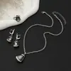 Joyería Transfronteriza Europea y Americana, Estilo Lujo Ligero Cadena de Clavícula con Colgante de Diamante en Forma de Gota de Agua Fría, Cadena de Clavícula de Diseño de Nicho de Moda
