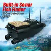 Sonar de Pesca Buscador de Peces Alta Velocidad 12V Barco Cebador Barco de Arrastre de Red Motor 795 Barco Cebador GPS Control Remoto Barco para Quitar el Anzuelo