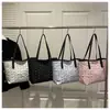 Bolsa Tote de Hombro Simple Estilo Preppy Moda Nueva 2025 con Lazo Dulce y de Gran Capacidad para Mujer