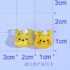 Mini Cartoni Bear DIY Case para Celular Case Material Bolsa Resina Acessórios Grampo de Cabelo Cabeça Corda Decoração Copo de Água Gelo