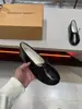 Sapatilhas Ballet Retro Preguiçosas Estilo Francês em Couro Genuíno com Elástico Brilhante, Sapatos Simples de Uma Cor para Mulheres, Sapatos Planos de Vovó
