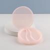 Procesamiento y Personalización de Caja Redonda Asimétrica de Tres Compartimentos para Rubor, Caja de Empaque para Cojín de Aire para Corrector, Material de Empaque para Crema CC Crema BB, Caja para Iluminador