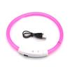 Collar Luminoso para Perro Carga USB Mascota LED Correa para Perro Collar Nocturno Anti-Pérdida Anti-Pérdida