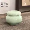 Su Ci Ge Frasco Sellado Pequeño Mini de Cerámica Lata para Empaque de Té Caja para Polvo de Incienso Rubor Crema Facial Botella Dispensadora de Crema