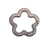 Cuentas de Mosaico Coloridas Flor Grande Cierre de Primavera Llavero DIY Cadena para Teléfono Accesorios de Aleación Piezas Pequeñas Bolsa Anillo Conector para Colgar