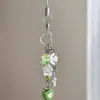Estilo Ins Carrillón de Viento de Botella Flotante Llavero de Teléfono Colgante Pequeño Medusa Estrella Correa para Bolso Decoración Versátil para Mujeres
