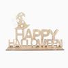 Artesanías de madera transfronterizas para Halloween, Acción de Gracias, candelabro de calabaza, adornos de escritorio, ambiente festivo, productos decorativos de madera