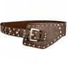 Novo Y2K rebite punk cinto largo personalizado hot girl moda Coringa retro cross-border cinto fornecimento