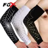 Protector de brazo de baloncesto protector de codo alargado muñequera Lycra equipo deportivo protector hombres y mujeres transpirable protección solar ciclismo pesca correr manga larga