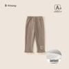 Calça Infantil Bangxuan Nova Outono Legging de Renda Calça Longa para Meninas Cor Sólida Calça de Nove Pontos Legging para Meninas