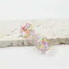 Acessórios para Joias DIY Bola de Cristal Contas Acrílicas Não Porosas Glitter Lantejoulas Contas de Coração Preenchidas Acessórios de Cabelo Material para Grampo de Cabelo